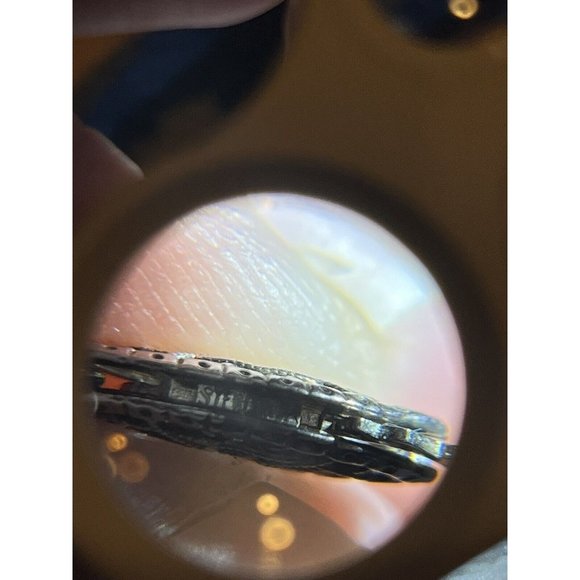 Vintage Retro Red String Necklace With Sterling Silver Findings Clasp - Picture 5 of 5